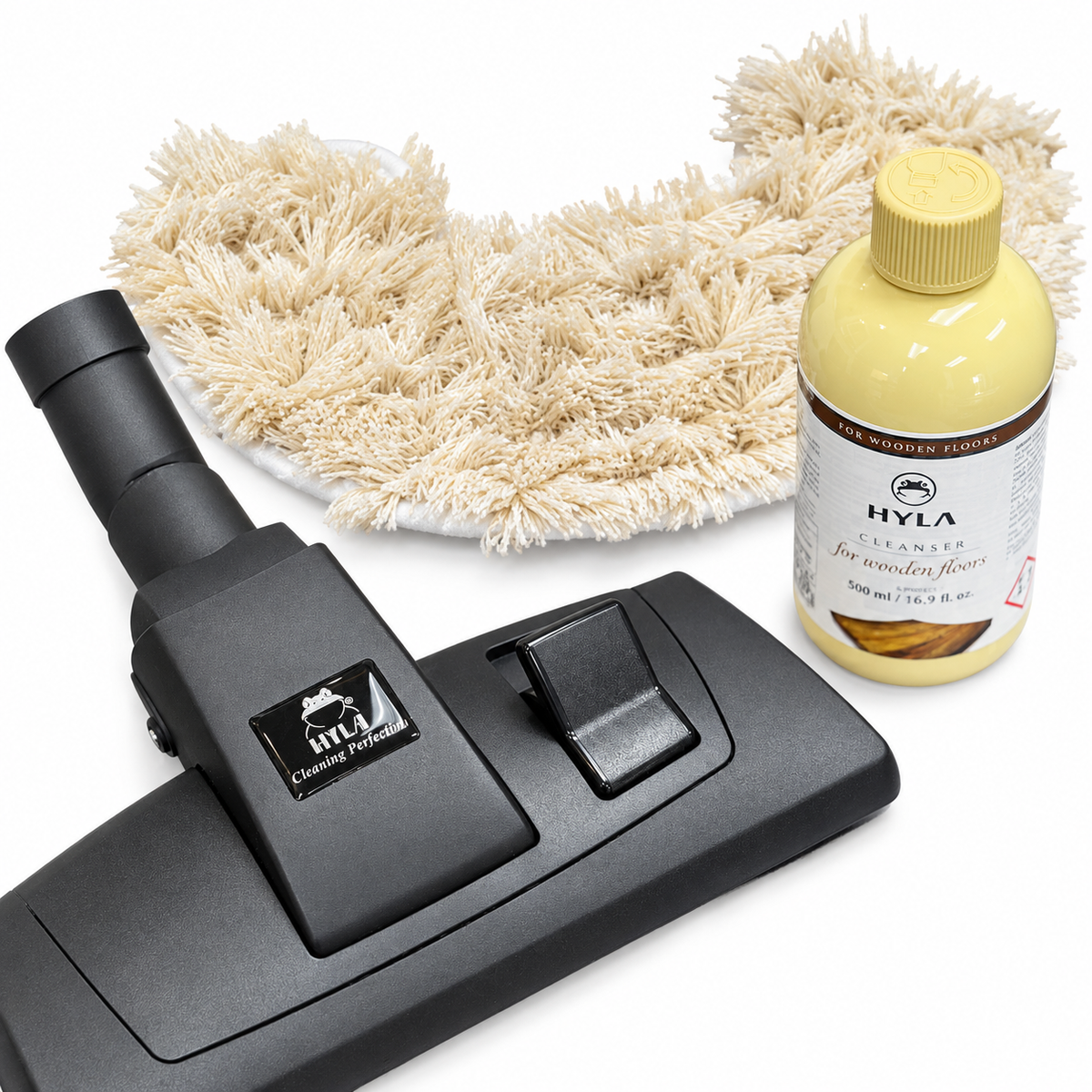 Multi Purpose Brush with Wood Floor Set - NEW