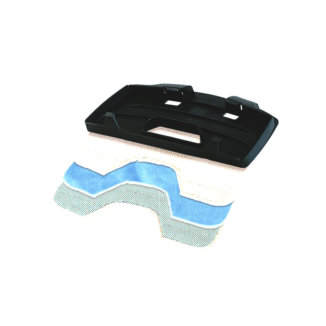 Mop Holder with Multi-Texture Cloths